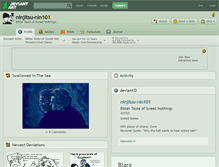 Tablet Screenshot of ninjitsu-nin101.deviantart.com