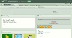Desktop Screenshot of dehydromon.deviantart.com