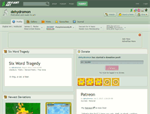 Tablet Screenshot of dehydromon.deviantart.com