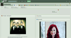 Desktop Screenshot of demiandjoe.deviantart.com