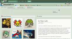 Desktop Screenshot of dacyanwaffle123.deviantart.com