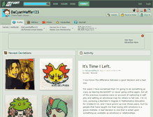 Tablet Screenshot of dacyanwaffle123.deviantart.com