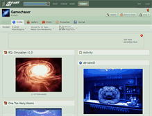 Tablet Screenshot of gamechaser.deviantart.com