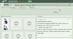 Desktop Screenshot of criscura.deviantart.com