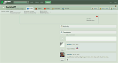 Desktop Screenshot of lacuraart.deviantart.com