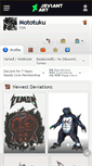Mobile Screenshot of mototuku.deviantart.com