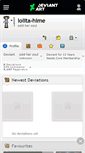 Mobile Screenshot of lolita-hime.deviantart.com