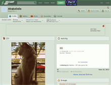 Tablet Screenshot of mirako0o0o.deviantart.com