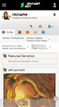 Mobile Screenshot of nicname.deviantart.com