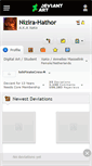 Mobile Screenshot of nizira-hathor.deviantart.com