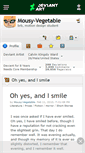 Mobile Screenshot of mousy-vegetable.deviantart.com