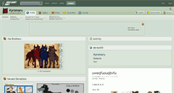 Desktop Screenshot of kyromaru.deviantart.com