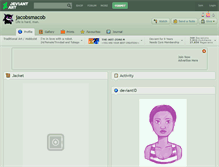 Tablet Screenshot of jacobsmacob.deviantart.com