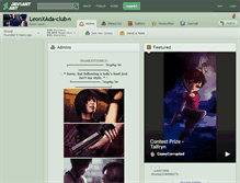 Tablet Screenshot of leonxada-club.deviantart.com