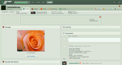 Desktop Screenshot of comesailaway.deviantart.com