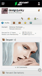 Mobile Screenshot of designjunky.deviantart.com
