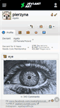 Mobile Screenshot of pierzyna.deviantart.com