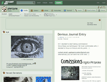 Tablet Screenshot of pierzyna.deviantart.com