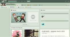 Desktop Screenshot of holmeswatson.deviantart.com