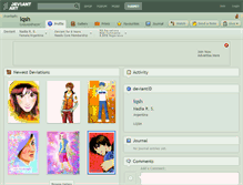 Tablet Screenshot of lqsh.deviantart.com