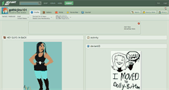 Desktop Screenshot of gothicjinx101.deviantart.com