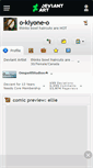 Mobile Screenshot of o-kiyone-o.deviantart.com