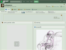 Tablet Screenshot of o-kiyone-o.deviantart.com