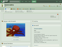 Tablet Screenshot of goonewadena.deviantart.com