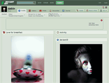 Tablet Screenshot of datkin.deviantart.com