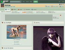 Tablet Screenshot of jennlaa.deviantart.com