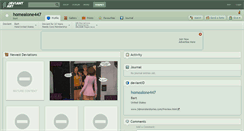 Desktop Screenshot of homealone447.deviantart.com