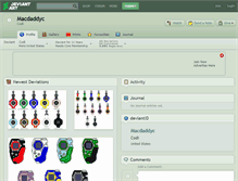 Tablet Screenshot of macdaddyc.deviantart.com
