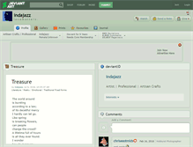 Tablet Screenshot of indajazz.deviantart.com