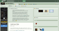 Desktop Screenshot of operationklaine.deviantart.com