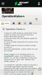 Mobile Screenshot of operationklaine.deviantart.com