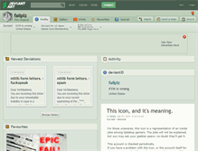 Tablet Screenshot of failplz.deviantart.com