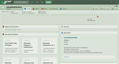 Desktop Screenshot of nocoolname4me.deviantart.com