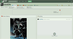 Desktop Screenshot of hannaphilip.deviantart.com