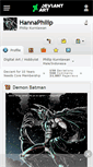 Mobile Screenshot of hannaphilip.deviantart.com
