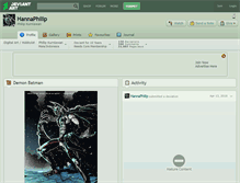 Tablet Screenshot of hannaphilip.deviantart.com