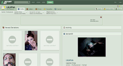 Desktop Screenshot of liiliifish.deviantart.com