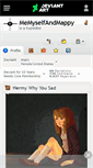 Mobile Screenshot of memyselfandmappy.deviantart.com