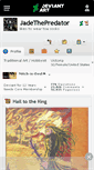 Mobile Screenshot of jadethepredator.deviantart.com