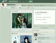 Tablet Screenshot of eragonxarya.deviantart.com