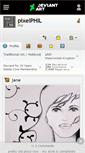 Mobile Screenshot of pixelphil.deviantart.com