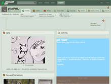 Tablet Screenshot of pixelphil.deviantart.com