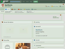 Tablet Screenshot of nachtfuchs.deviantart.com