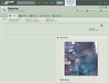 Tablet Screenshot of dotterian.deviantart.com