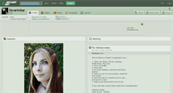 Desktop Screenshot of devarinstar.deviantart.com