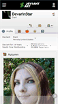Mobile Screenshot of devarinstar.deviantart.com